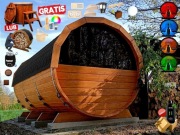 SAUNA Ogrodowa 400cm + PRZEBIERALNIA + OKNO 50% + GRATIS Beczka 500L Akces