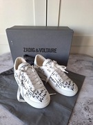 Zadig & Voltaire The Flash Graffiti Sneakersy Buty Damskie Rozmiar 38