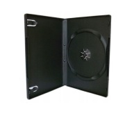 Pudełka DVD x1 na płyty 14 mm standard CZARNE 26 szt. 