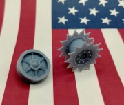 Koła napędowe i napinające do M4 Sherman ( M10 Achilles) 1:25