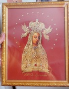 Matka Boża Licheńska – obraz w ramie  23 /28 cm  nowy
