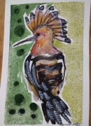 Akwarela mojego autorstwa, seria "Kurki" 14 na 21 cm