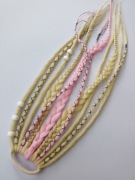 Dredy w gumce doczepy dredloki peruka warkoczyki zagęszczanie włosów treska