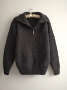 Wełniany klasyczny sweter zip 100% wool mckenzie