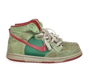 Limitowane buty Nike Dunk High SB Dr. Feelgood Skórzane zielone 45 29cm