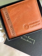 Męski portfel ze skóry naturalnej - pudełeczko