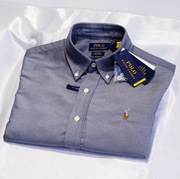 Polo Ralph Lauren  koszula M  Imperial  Easy Care Japan Sel stretch stalowa