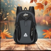 Duży Plecak Turystyczny Unisex – Lekki, Wytrzymały, Czarny