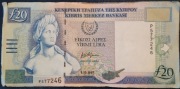20 funtów banknot Cypr 1997 rok