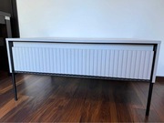 Stolik kawowy trend TR-09 biały nowoczesny ryflowany front