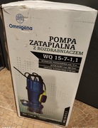 Omnigena WQ 15-7-1,1 POMPA ZATAPIALNA Z ROZDRABNIACZEM 230V używana 3 mies.
