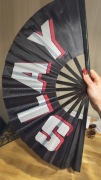Wachlarz techno event impreza rave slay bardzo duży 60cm