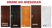 Drzwi zewnętrzne do mieszkania w bloku Z MONTAŻEM