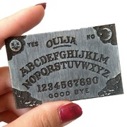 Miniaturowa gra planszowa Ouija. Czarownicą domek lalek 1:6 Halloween