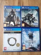 Cztery gry na PS4
