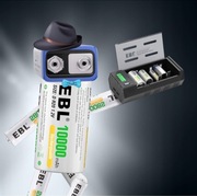 ŁADOWARKA DO AKUMULATORKÓW EBL-908 UNIWERSALNA BATERIE AA AAA 9V C D +2xUSB