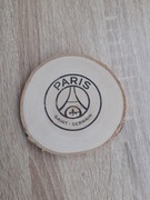 Paris Saint Germain. Podkładka pod kubek drewniana. 