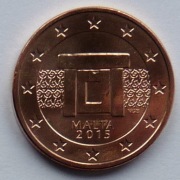 MALTA 2015 5 CENTÓW UNC !!!!!!!!!!