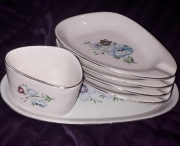 Zestaw palacza brydżowy karciany New Look Pikasiak Chodzież PRL 