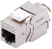 Gniazdo Keystone RJ45 STP kat.6A - beznarzędziowe 