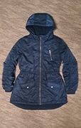 Kurtka zimowa dla dziewczynki Granatowa rozmiar 146 cm 