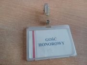 Plakietka Fundacja Historii i Sztuce Gość Honorowy