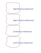 Folia zabezpieczająca wnęki klamek PPF