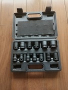 ZESTAW NASADEK UDAROWYCH 10-24 mm NASADKI KLUCZE UDAROWE 1/2" CR-MO 6-KĄTNE