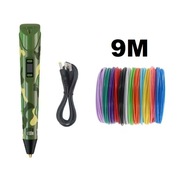 MAGICZNY DŁUGOPIS 3D Dla Dzieci DRUKARKA 3 D PEN WKŁADY 9 METRÓW Prezent