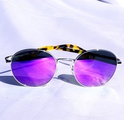 Okulary przeciwsłoneczne Marc Jacobs MARC 272/S B3VTE srebrne bursztynowe 