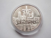 100000 zł 1990 SOLIDARNOŚĆ, Ag 999, uncja 31,1g 