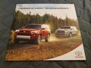 2016 Toyota 4Runner / Sequoia Prospekt angielski Kanada 16 stron