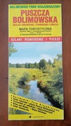 Puszcza Bolimowska Bolimowski Park Krajobrazowy mapa turystyczna 