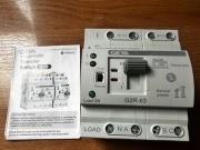 Automatyczny przełącznik zasilania ATS 4P 400V 63A DIN 35