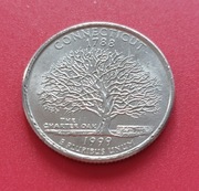 Moneta 1/4 dolara USA - 1999. Connecticut 1788. P, D