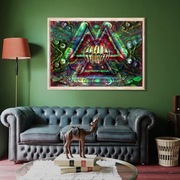 TRIP REALM Plakat 118x84cm (A0) - Dżuls Art