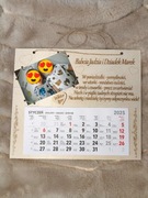 Kalendarz z życzeniami i zdjęciem dla babci i dziadka 