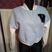 Kurtka bluza bomberka oversize  literką wyprzedaż 