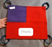 Hamak prostokąt polar tapicerska 37x31 szynszyla, koszatniczka, szczur