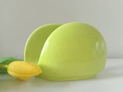 Serwetnik, stojak na serwetki, jasnyzielony, seledyn, porcelana