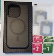 iPhone 14 Pro Clear Case z MagSafe niebieskie etui na telefon 