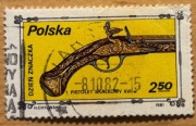 2621, * kasowany, Dzień znaczka 1981 - stara broń