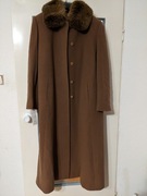Elegancki płaszcz damski beżowy, roz.44 Caroll collection