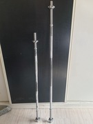 Gryf lekko łamany śrubowy 120 cm / 28 mm