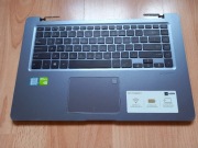 Palmrest kompletny klawiatura podświetlana + obudowa dolna Asus S510U
