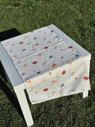 Bieżnik wielkanocny kwiaty 40x120cm obrus plamoodporny