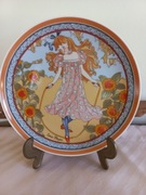 Talerz dekoracyjny Heinrich UNICEF dziewczynks ze skakanką