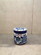 pojemniczek ceramiczny z przykrywką puzderko jak Włocławek