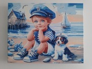 Obraz malowany ręcznie farbami akrylowymi 