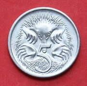 5 Centów  1996  r -     Australia  Kolczatka     stan !!